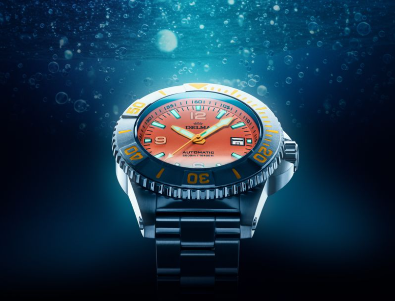 5,000m防水 “ブルーシャークⅣ” 世界限定999本 – DELMA デルマ