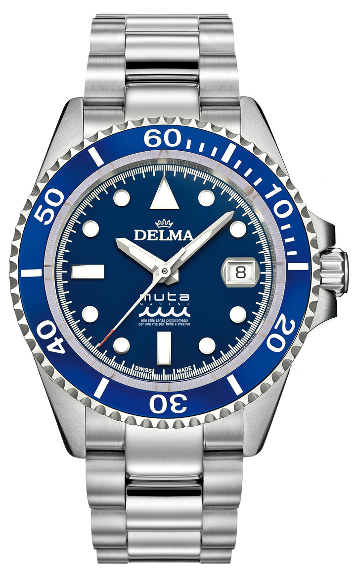 コーダボサテルノス　ダイバーズ　ミディアム　３７ミリ　１６６　１９５　４０ コモドール（muta MARINEモデル） – DELMA デルマ